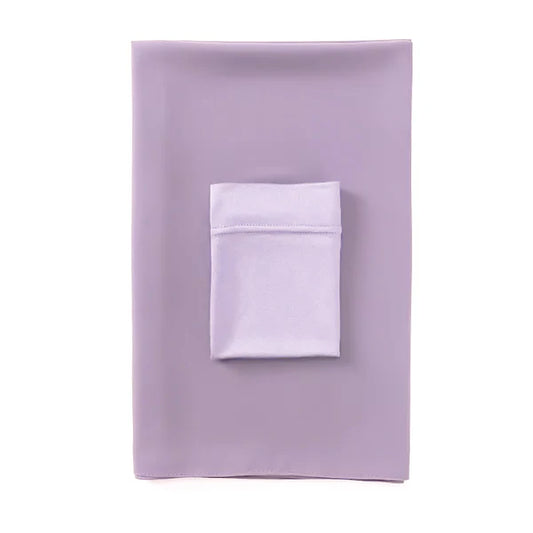 Matching Georgette Hijab & Cap Set – Chiffon Scarf with Bamboo Jersey Undercap - Muted Lavender