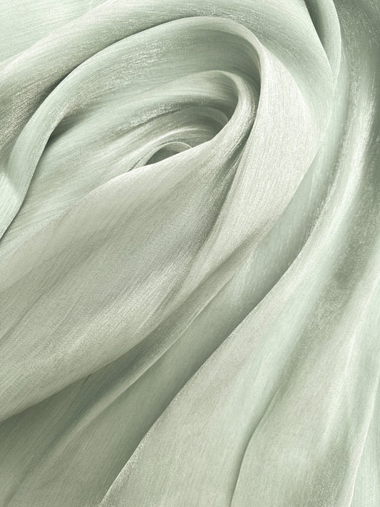 Moondust – Silky Organza - Light Mint