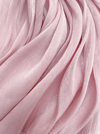 Moondust Hijab – Silky Organza Hijab Scarf | High-Shine, Elegant & Sheer | 70+ Colors