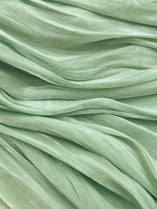 Moondust – Silky Organza - Tea Green