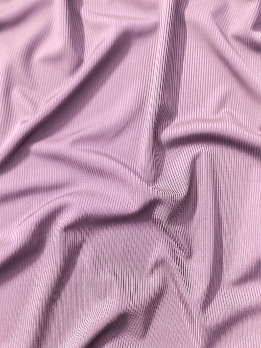 Ribbed Jersey Luxe - UK Quality - Lilac
