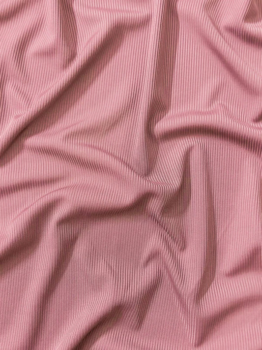 Ribbed Jersey Luxe - UK Quality - Pink