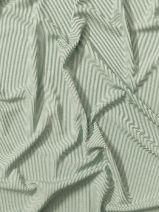 Ribbed Jersey Luxe - UK Quality - Cool Mint