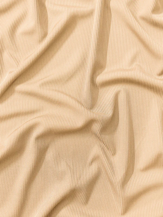 Ribbed Jersey Luxe - UK Quality - Cream