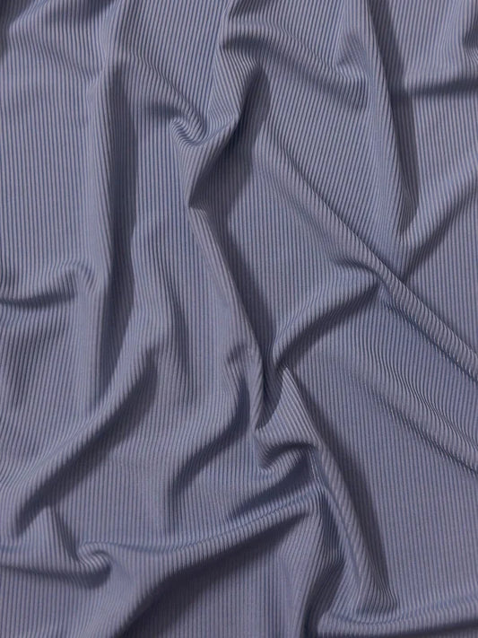 Ribbed Jersey Luxe - UK Quality - Light Denim