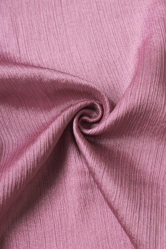 Sheen Hijab – Crinkle Chiffon & Silk Blend - Blush Pink