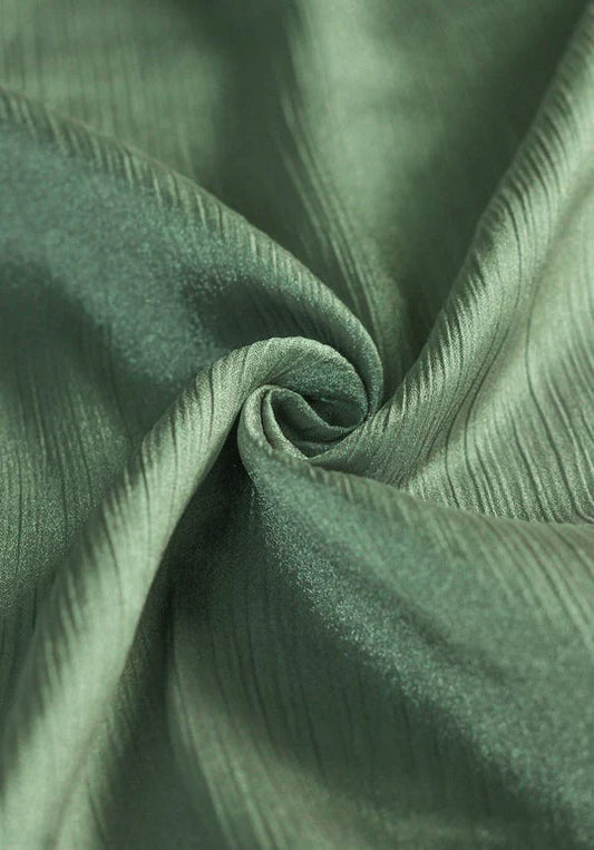 Sheen Hijab – Crinkle Chiffon & Silk Blend - Under The Sea
