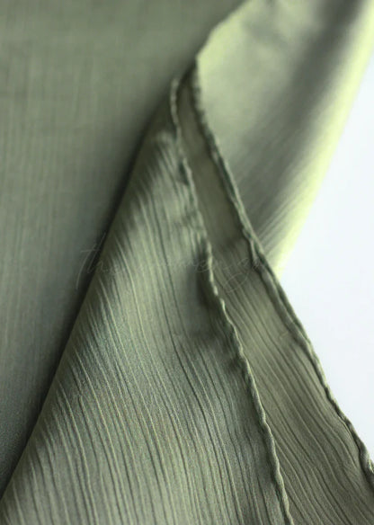 Sheen Luxe Hijab – Crinkle Silk | Elegant, Opaque & Lightweight | 70+ Colors