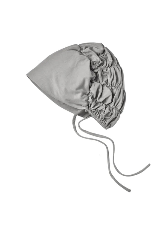 Signature Tie-Back Hijab Cap – Bamboo Jersey Undercap - Gray