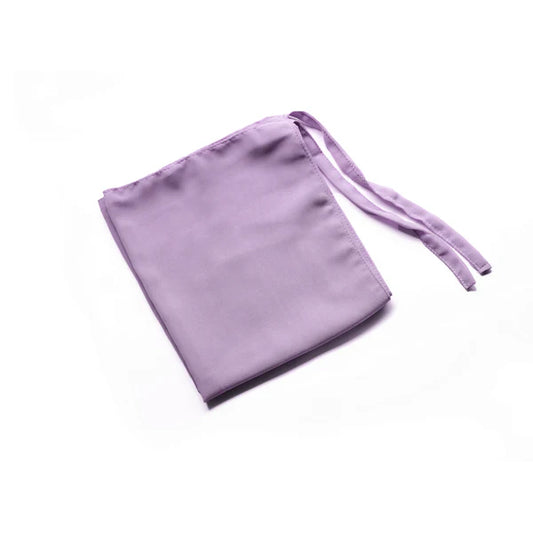 Georgette Tie-back Niqab – Half Niqab with Adjustable Straps - Dusty Purple