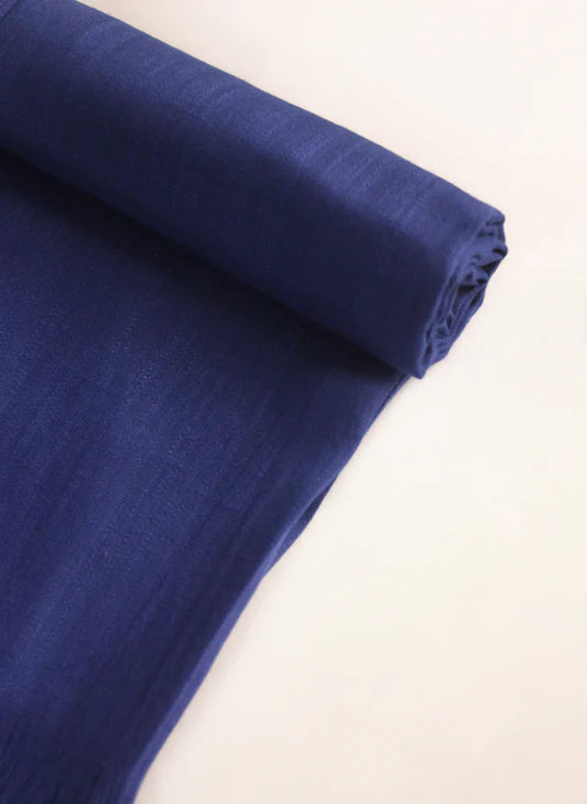 Premium Turkish Lawn - Ink Blue