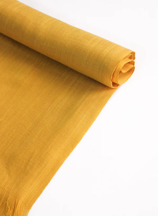 Premium Turkish Lawn - Mustard